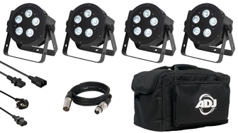 Lichtset: American DJ 5P Hex